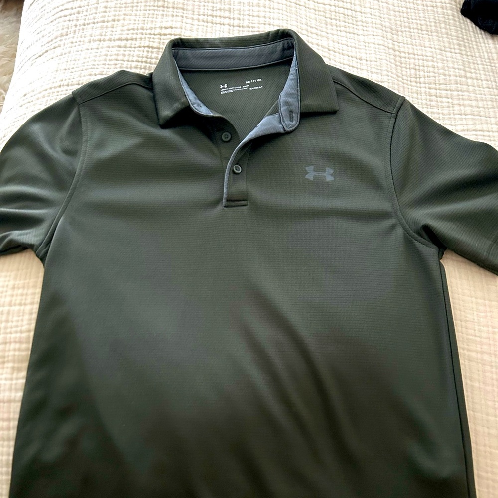 Green Under Armour polo shirt